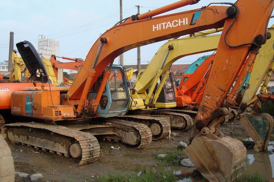 used hitachi excavator ex200-3